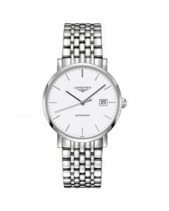 Men's Swiss Automatic The Longines Elegant Collection Stainless Steel Bracelet Watch 39mm L49104126