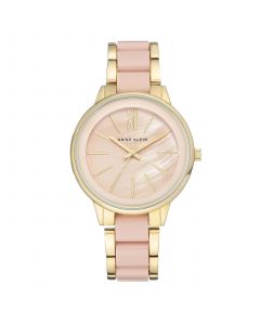 Women's Gold-Tone Blush Link Bracelet Watch 37mm