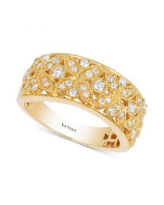 Vanilla® Deco Estate™ Gold Diamond (3/8 ct. t.w.)  Band in 14k Gold