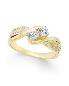 Two Souls, One Love® Diamond Anniversary Ring (1/2 ct. t.w.) in 14k Gold or White Gold