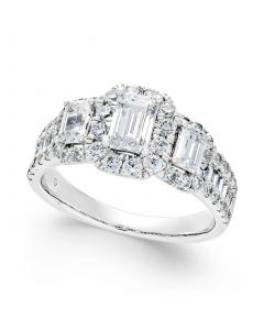 Diamond Engagement Ring (2 ct. t.w.) in 14k White Gold