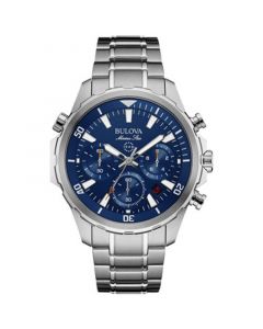 Men's Chronograph Marine Star Stainless Steel Bracelet Watch 43mm