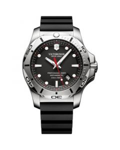 Men's Swiss I.N.O.X. Professional Diver Black Rubber Strap Watch 45mm 241733.1