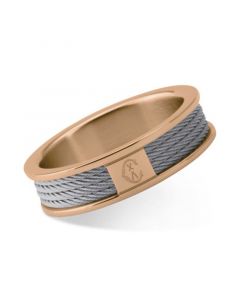 Women's Forever Two-Tone PVD Stainless Steel Cable Ring