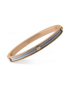 Women's Forever Two-Tone PVD Stainless Steel Cable Bangle Bracelet