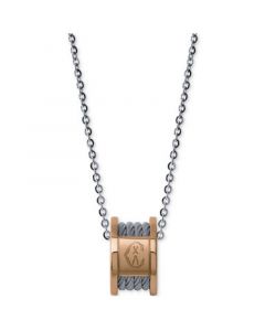 Women's Forever Two-Tone PVD Stainless Steel Cable Pendant Necklace