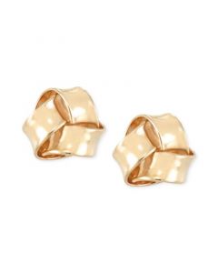 Love Knot Stud Earrings in 10k Gold