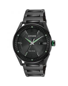 Drive from Citizen Eco-Drive Men's Black Ion-Plated Stainless Steel Bracelet Watch 42mm BM6985-55E