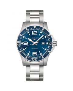 Men's Swiss HydroConquest Stainless Steel Bracelet Watch 44mm L38404966