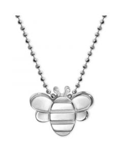 Bumble Bee Pendant Necklace in Sterling Silver