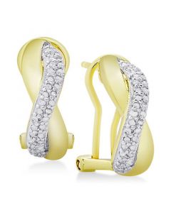 Diamond Twist Hoop Earrings (1/2 ct. t.w.)