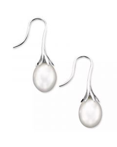 Cultured Freshwater Pearl Drop Earrings in 14K Yellow Gold (Also Available in 14k White Gold and 14k Rose Gold)