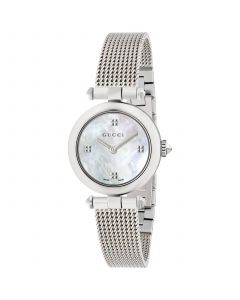 Women's Swiss Diamantissima Stainless Steel Mesh Bracelet Watch 27mm YA141504