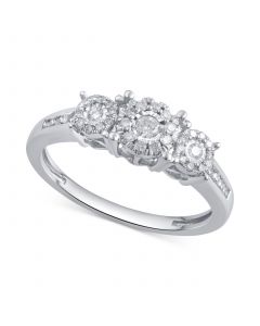 Diamond Engagement Ring (1/3 ct. t.w.) in 14k Gold, Rose Gold or White Gold