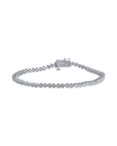 Diamond Tennis Bracelet (1/2 ct. t.w.) in Sterling Silver