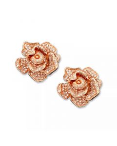 Pave Rose by EFFY® Diamond Flower (1-1/3 ct. t.w.) in 14k Rose Gold or 14k Yellow Gold