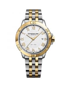 Men's Swiss Tango Two-Tone PVD Stainless Steel Bracelet Watch 41mm 8160-STP-00308