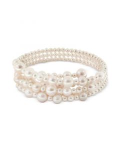 Pearl Lace by EFFY® Cultured Freshwater Pearl (5-1/2, 7-1/2, 10, 12mm) Coil Choker Necklace