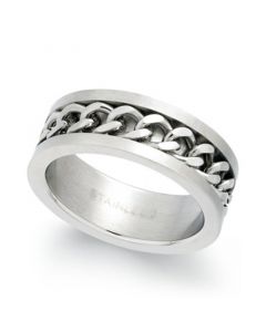 Men's Stainless Steel Chain Ring