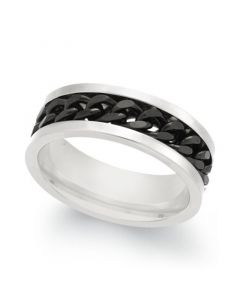 Men's Two-Tone Chain Ring