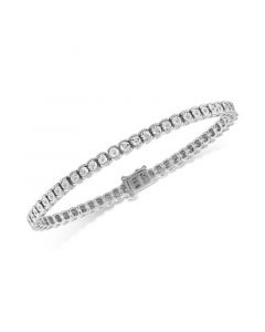 Diamond Illusion Tennis Bracelet (1/2 ct. t.w.) in Sterling Silver (Also available in Yellow or Rose Gold Over Silver)