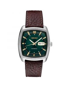 Men's Automatic Recraft Brown Leather Strap Watch 40mm