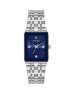 Women's Futuro Diamond-Accent Stainless Steel Bracelet Watch 21x32mm, Created for Macy's