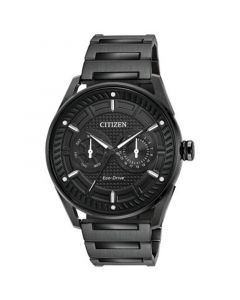 Drive from Citizen Eco-Drive Men's Black Stainless Steel Bracelet Watch 42mm