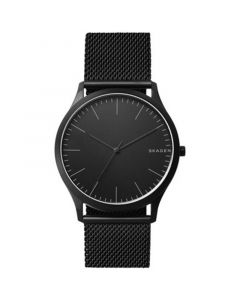 Men's Jorn Black Stainless Steel Mesh Bracelet Watch 41mm