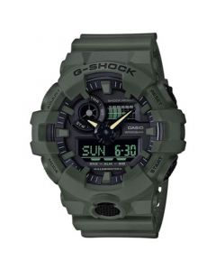 Men's Analog-Digital Green Resin Strap Watch 53mm