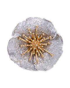 Two-Tone Hibiscus Flower Statement Ring, Created for Macy's