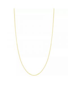 14k Gold Necklace Adjustable 16-20" Box Chain (5/8mm) (Also in White and Rose Gold)