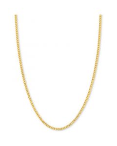 24" Franco Chain Necklace (1-7/8mm) in 14k Gold