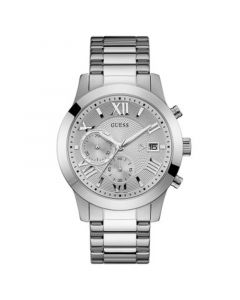 Men's Chronograph Stainless Steel Bracelet Watch 45mm