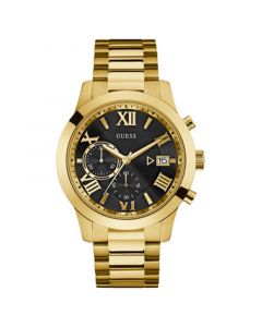 Men's Chronograph Gold-Tone Stainless Steel Bracelet Watch 45mm