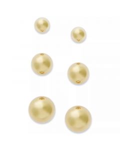 Ball Stud Earring Set in 10k Gold or White Gold