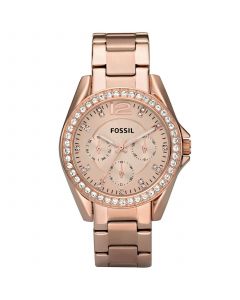 Women's Riley Rose Gold Plated Stainless Steel Bracelet Watch 38mm