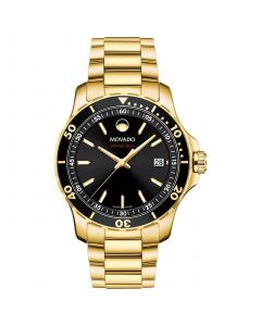 Men's Swiss Series 800 Gold-Tone PVD Stainless Steel Bracelet Diver Watch 40mm