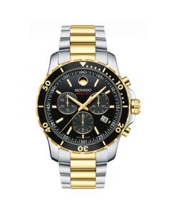 Men's Swiss Chronograph Series 800 Two-Tone PVD Stainless Steel Bracelet Diver Watch 42mm