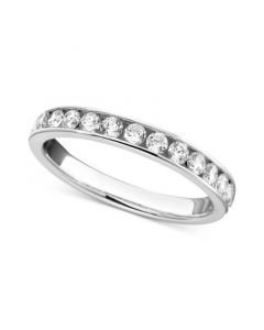 Diamond Band Ring in 14k White Gold (1/2 ct. t.w.)