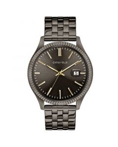 Men's Gunmetal Stainless Steel Bracelet Watch 41mm