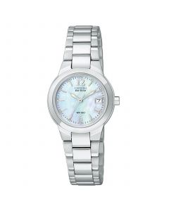 Women's Eco-Drive Sport Stainless Steel Bracelet Watch 26mm EW1670-59D