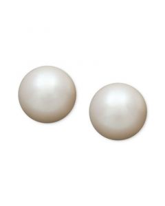 Pearl Earrings, 14k Gold AA Akoya Cultured Pearl Stud Earrings (5-1/2mm)