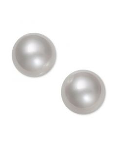 Pearl Earrings, 14k Gold AAA Cultured Freshwater Pearl Stud (11mm)