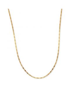 20" Polished Fancy Link Chain Necklace (1-1/2mm) in 14k Gold