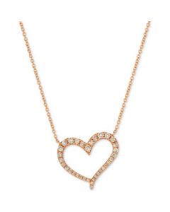 Strawberry & Nude™ Diamond 18" Pendant Necklace (1/2 ct. t.w.) in 14k Rose Gold or 14k Yellow Gold