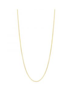 16" Box Chain Necklace (3/4mm) in14k Gold