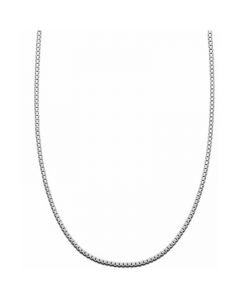 Box Link 18" Chain Necklace in Sterling Silver, Created for Macy's