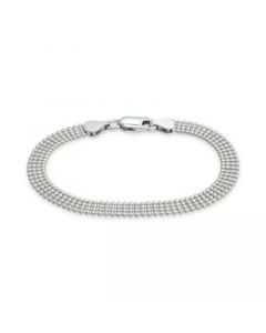 Four Row Bead Chain Bracelet in 18k Gold-Plated Sterling Silver, Created for Macy's