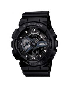 Men's Analog Digital Black Resin Strap Watch, 55mm GA110-1B